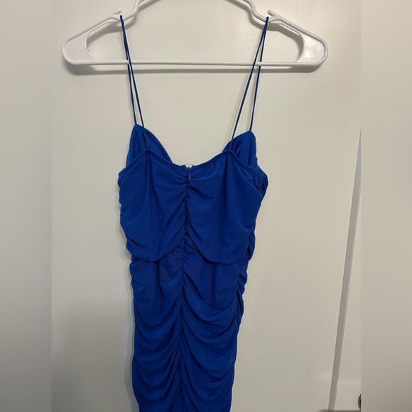 Princess Polly Blue Runched Bodycon Dress - Picture 7 of 9
